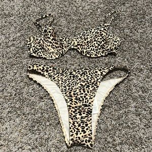 Hollister Cheetah Print Bikini